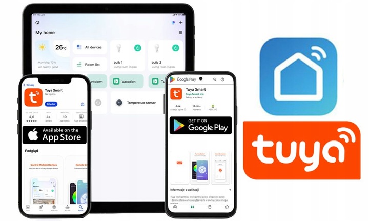 CZUJNIK ZALANIA wycieku wody WIFI TUYA sensor