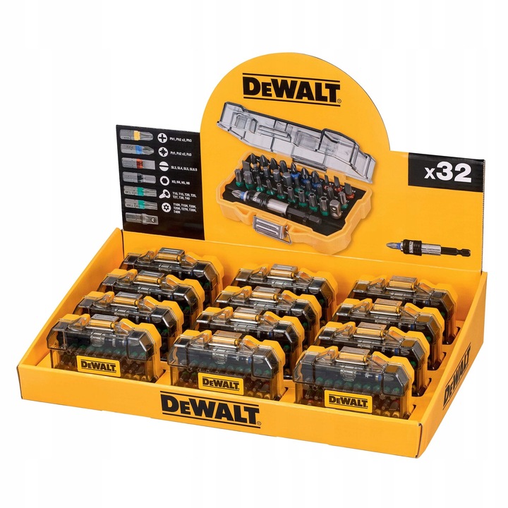DEWALT ZESTAW BITÓW KOŃCÓWEK DO WKRĘTARKI DT7969