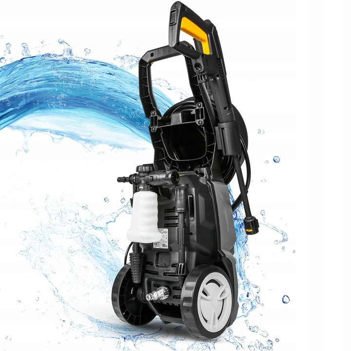 MYJKA CIŚNIENIOWA 2000W 230BAR ALUMINIOWA POMPA SZCZOTKA T-RACER WĄŻ