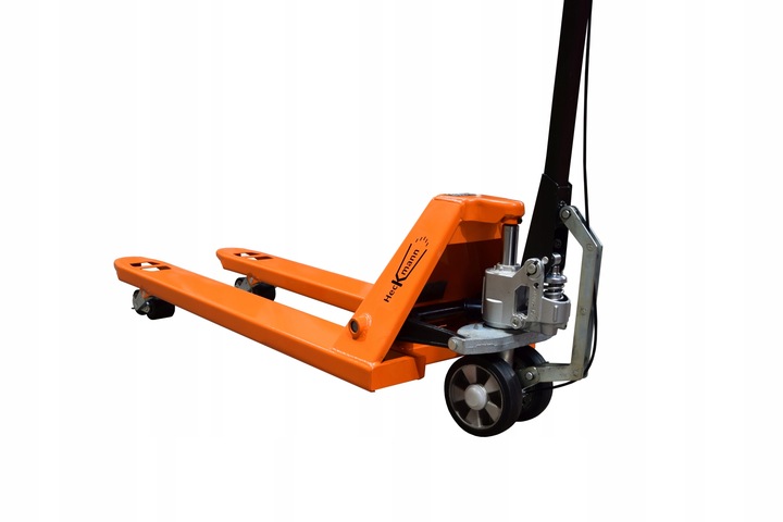 POLSKI PALECIAK ZE WSPOMAGANIEM I HAMULCEM 120x55cm 2.5t WÓZEK PALETOWY