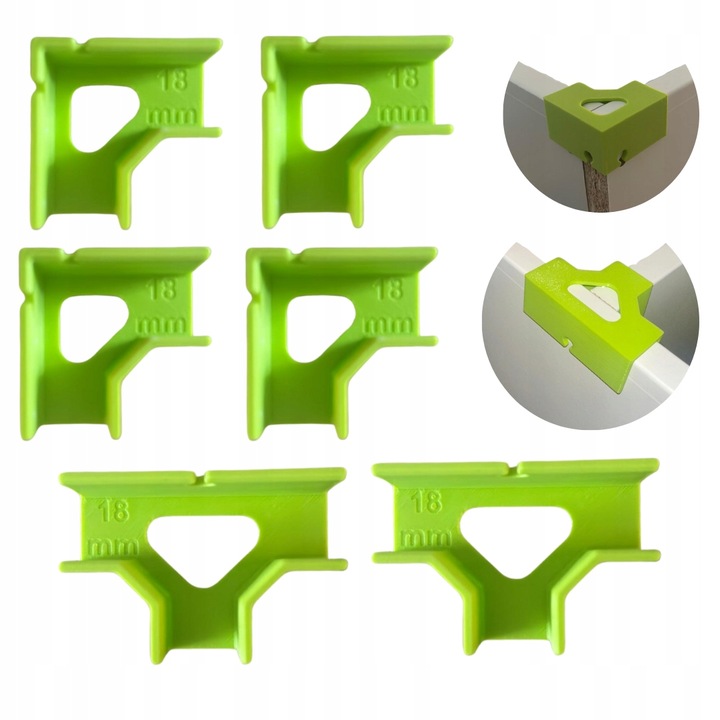 ZESTAW UCHWYTÓW STOLARSKICH DO KORPUSÓW 18 MM TRZECIA RĘKA