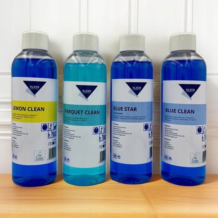 Zestaw 4 płynów do każdego robota mopującego myjącego podłogi uniwersalny