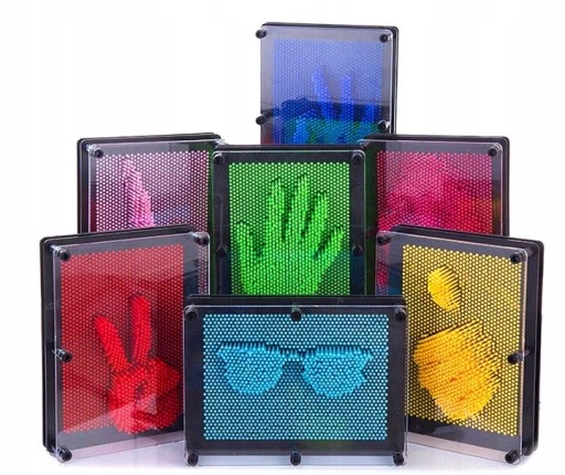 3D TABLICA SZPILKOWA PINART GADŻET PIN ART KREATYWNA ZABAWA Sensoryczna XXL