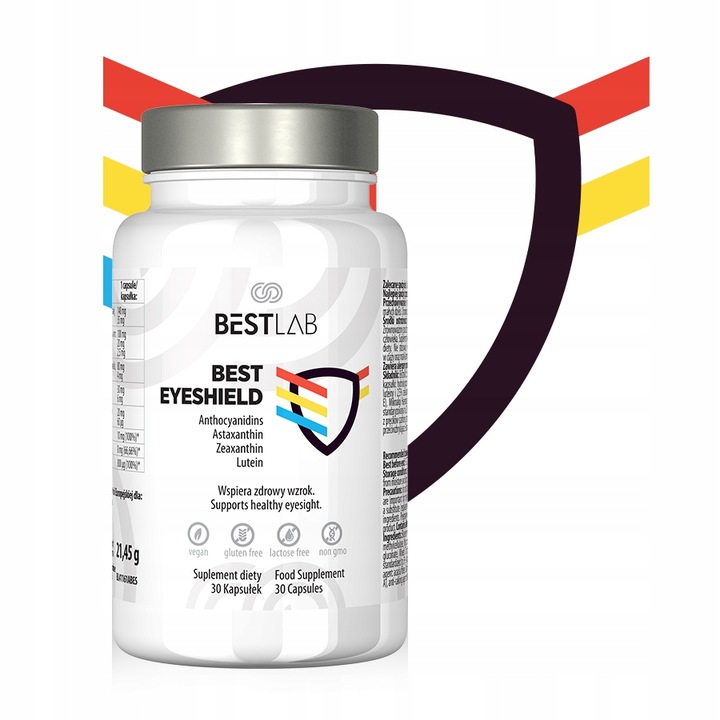 BESTLAB Best EyeShield OCHRONA I ZDROWY WZROK Witamina A E Cynk