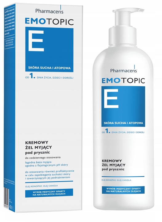 Pharmaceris E Emotopic 400 ml kremowy żel myjąc pod prysznic