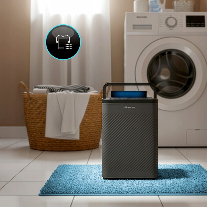 Osuszacz powietrza 12l Nexi pochłaniacz wilgoci 2w1 UV ION WiFi HEPA