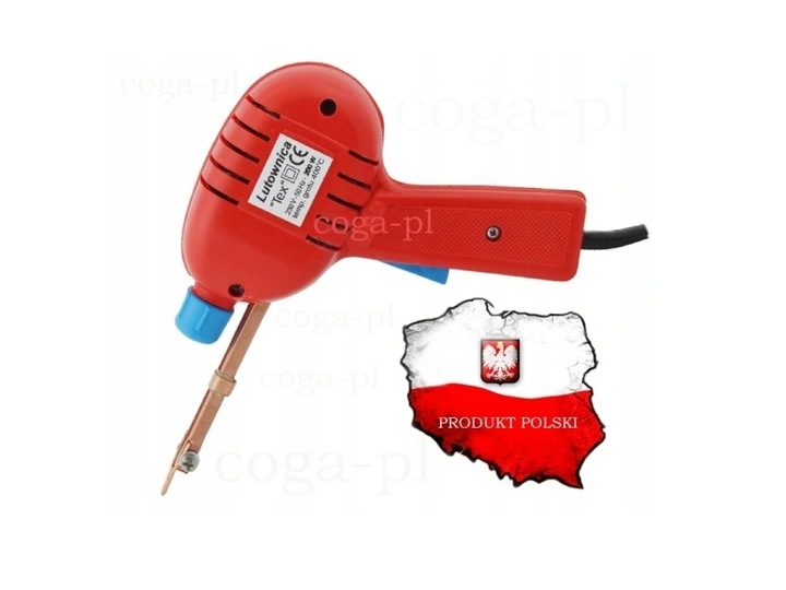 Polska lutownica transformatorowa TEX 250 W LED