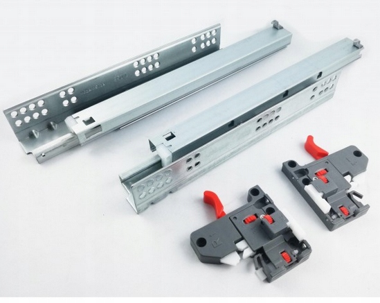 PROWADNICA MODERN SLIDE L500 GTV PEŁNY WYSUW DOLNEGO MONTAŻU SOFT