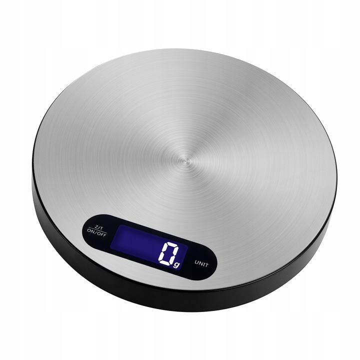 WAGA KUCHENNA ELEKTRONICZNA PRECYZYJNA Z MISĄ SREBRNA LCD 1G / 5KG