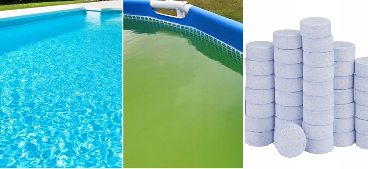 5kg 10w1 TABLETKI MULTIFUNKCYJNE CHLOR DO BASENU 200g JACUZZI SPA CHLOROWE