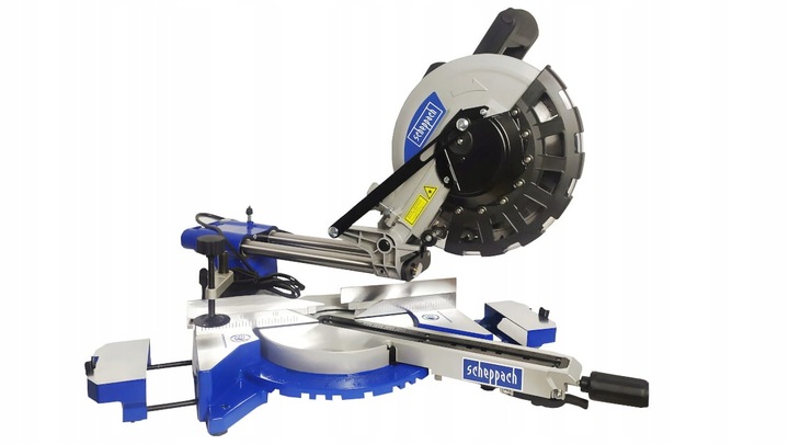 Scheppach HM254 - Piła ukośna z posuwem z dodatkową tarczą