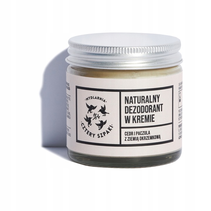 NATURALNY DEZODORANT W KREMIE PACZULA Cztery Szpaki