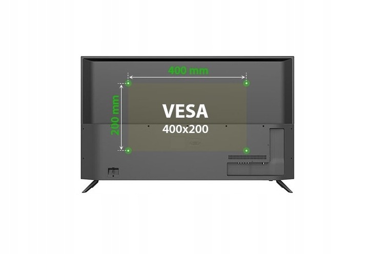 Certyfikowany Solidny Obrotowy Uchwyt do Telewizora Wieszak TV 40"-85" VESA