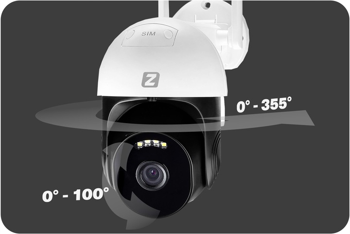 Kamera Obrotowa IP GSM 4G LTE SIM 3MPx 3MP AUDIO, WYKRYWANIE POSTACI