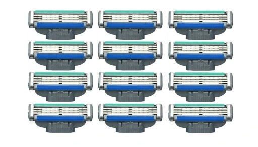 12 Nożyków do GILLETTE MACH 3 TURBO OSTRZA WKŁADY