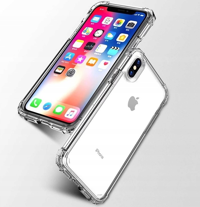 Etui do IPHONE X/XS ANTI-SHOCK CASE + SZKŁO 9H