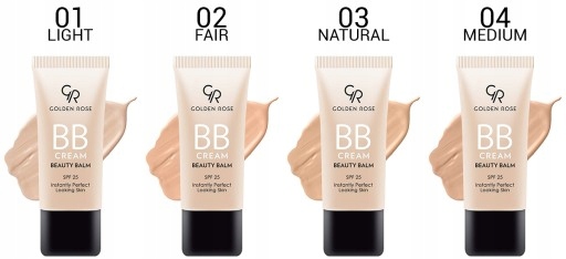 Golden Rose krem BB Cream SPF 25 - 01 Light