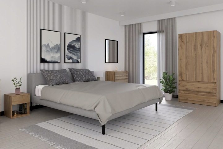 KOMODA SZAFKA WOTAN 3 SZUFLADY NOWOCZESNA DO SALONU SYPIALNI