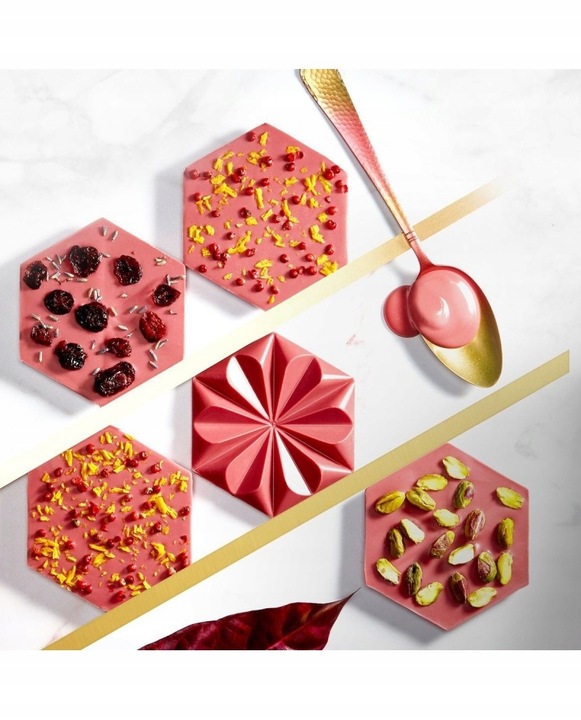 CZEKOLADA BELGIJSKA różowa Ruby Callebaut 400g w kaletkach