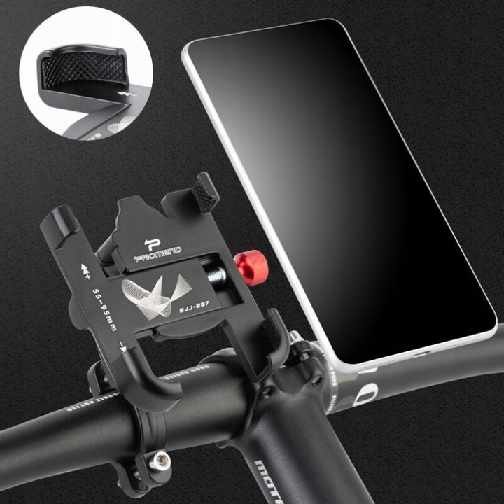 Uchwyt rowerowy na TELEFON 360° regulowany (ZR08)