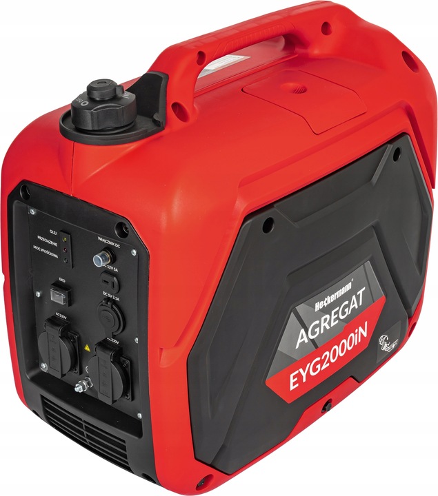 AGREGAT PRĄDOTWÓRCZY GENERATOR PRĄDU INWERTOROWY NA BENZYNĘ CICHY 2KW