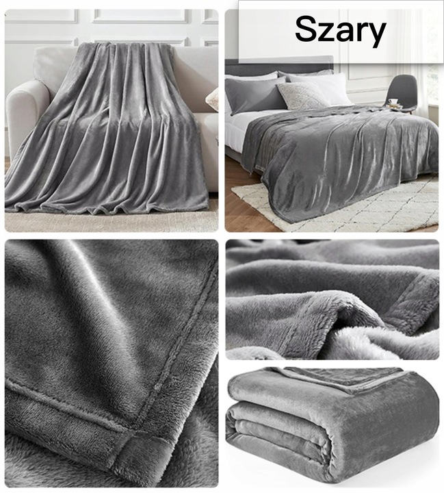 KOC KOCE NARZUTA NA ŁÓŻKO NA KANAPĘ MIKROFIBRA PLED MIĘKKI RÓŻNE