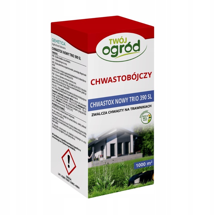 CHWASTOX NOWY TRIO 390 SL 200ml ŚRODEK CHWASTOBÓJCZY NA CHWASTY W