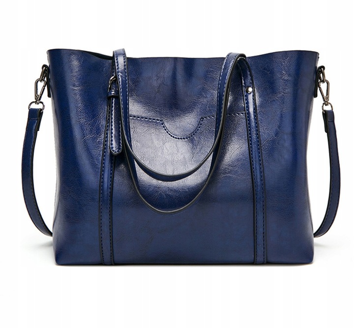 POJEMNA SKÓRZANA TORBA DAMSKA MIEJSKA TOREBKA Koanni