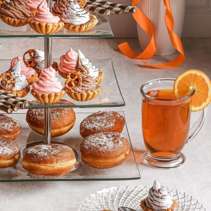 Szklane KUBKI DO KAWY HERBATY szklanki DO NAPOJÓW 6xKUBEK CARLO 450ml Tadar