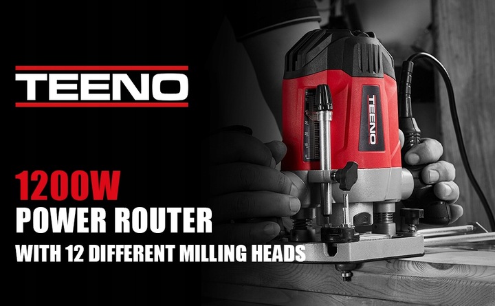 MEGA FREZARKA GÓRNOWRZECIONOWA DO DREWNA + FREZY