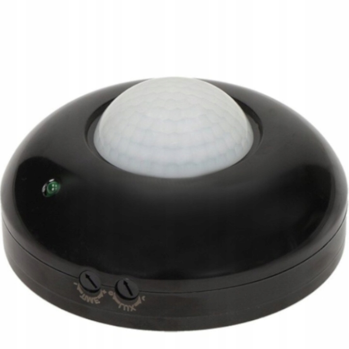 CZUJNIK RUCHU SUFITOWY ŚCIENNY ZMIERZCHU NATYNKOWY PIR LED CZUJKA