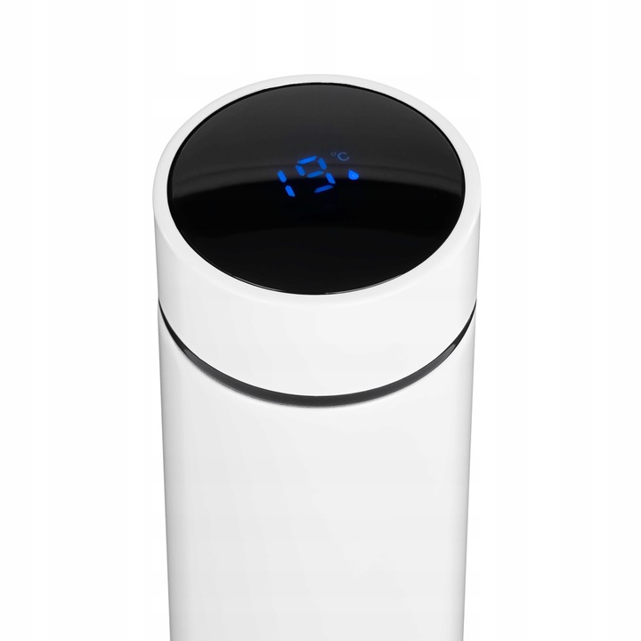 SZCZELNY TERMOS BUTELKA TERMICZNA KUBEK Z TERMOMETREM NA KAWĘ HERBATĘ SITKO