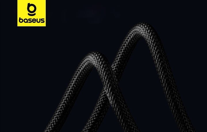 BASEUS UNIWERSALNY WYTRZYMAŁY KABEL USB 3W1 USB-C MICRO LIGHTNING 3.5A 1,2M