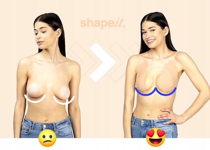 ORYGINALNA TAŚMA DO BIUSTU TAŚMA DO MODELOWANIA BIUSTU PIERSI + INSTRUKCJA