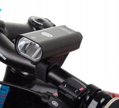 LAMPKA ROWEROWA PRZÓD I TYŁ ULTRA MOCNA AKUMULATOROWA ŁAD USB ZESTAW METAL