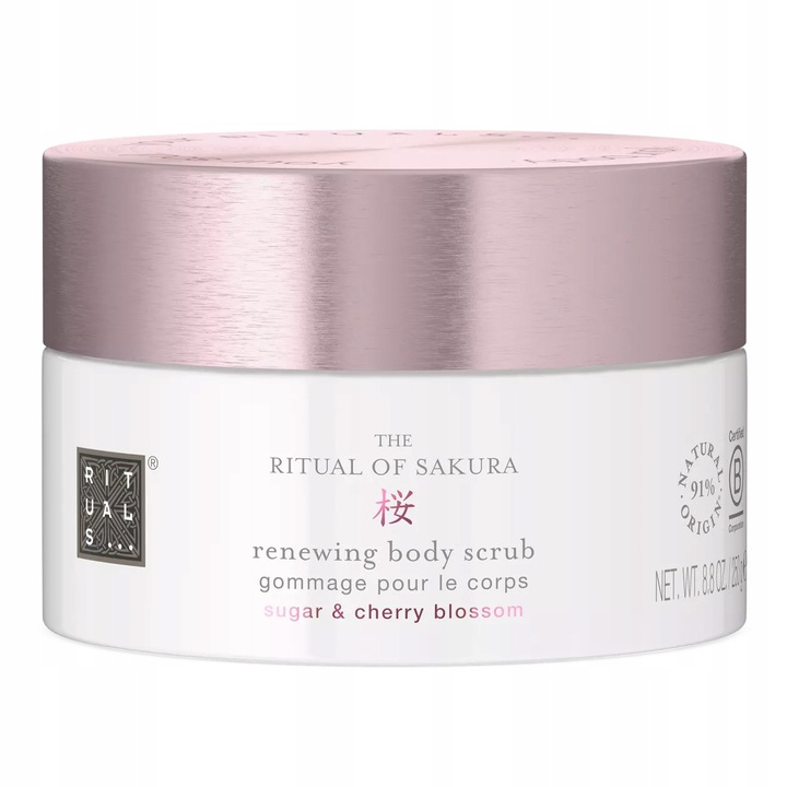 Rituals THE RITUAL OF SAKURA Sugar Body cukrowy peeling do ciała 250 g