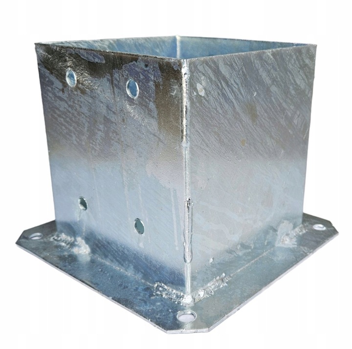 PODSTAWA SŁUPA PRZYKRĘCANA 14x14cm WSPORNIK KOTWA 140x140mm MOCNA GRUBA PL