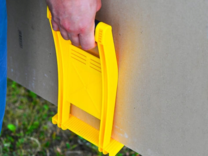 UCHWYT DO NOSZENIA PRZENOSZENIA PŁYT gipsowych G/K PANELI OSB DREL 90kg