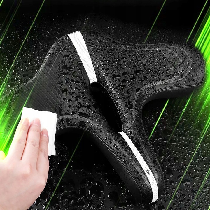 WYGODNE SIODEŁKO ROWEROWE DUŻE SZEROKIE MIĘKKIE SIODŁO NA ROWER MIEJSKI MTB