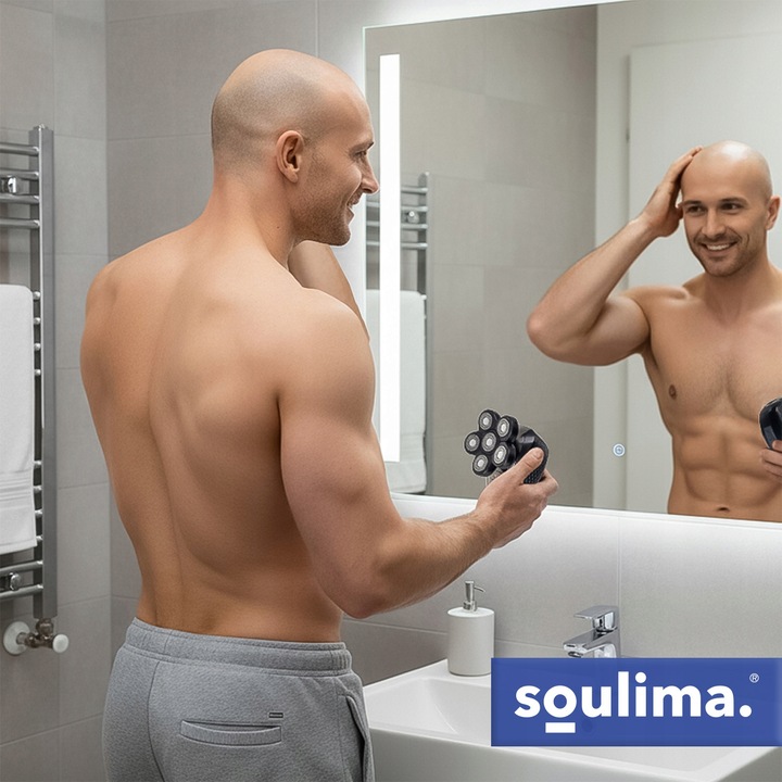 Golarka Męska SOULIMA Maszynak Elektryczna do Golenia 6w1 Trymer Brody