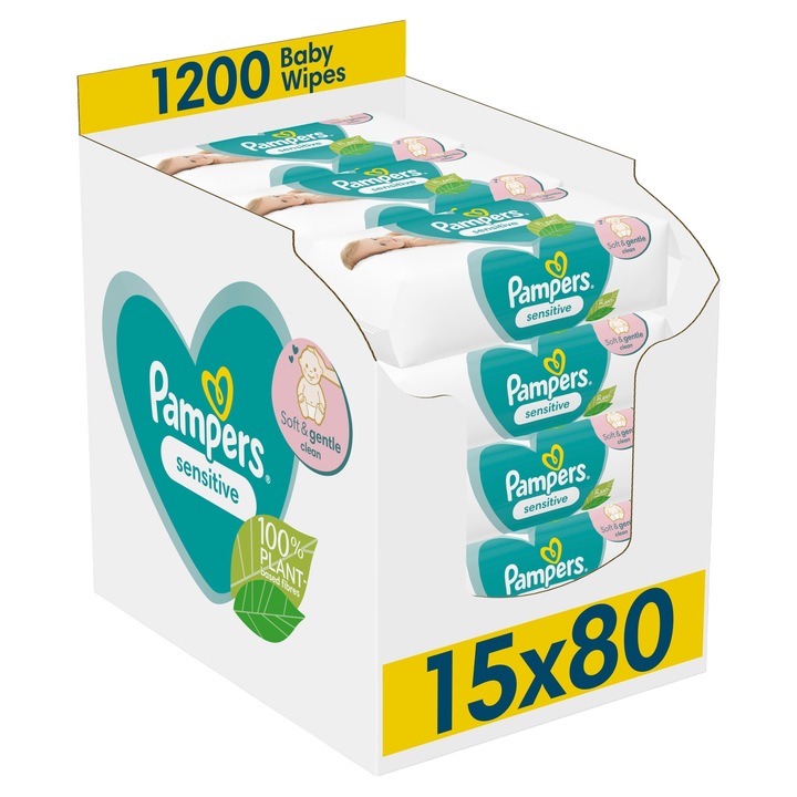 Pampers Chusteczki nawilżane Sensitive 30x80 szt.