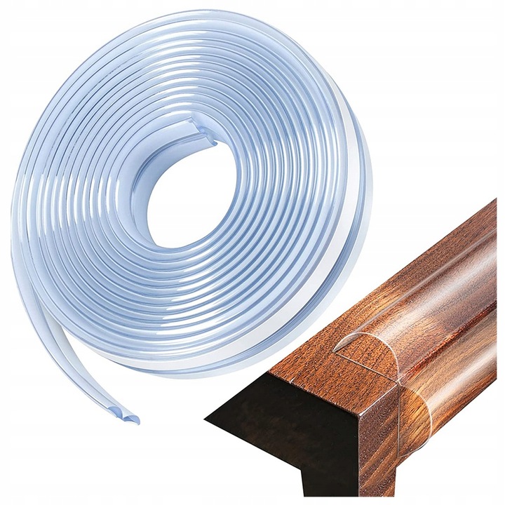 BEZBARWNA LISTWA ZABEZPIECZAJĄCA KANTY MEBLI RANTY Narożniki Krawędzie