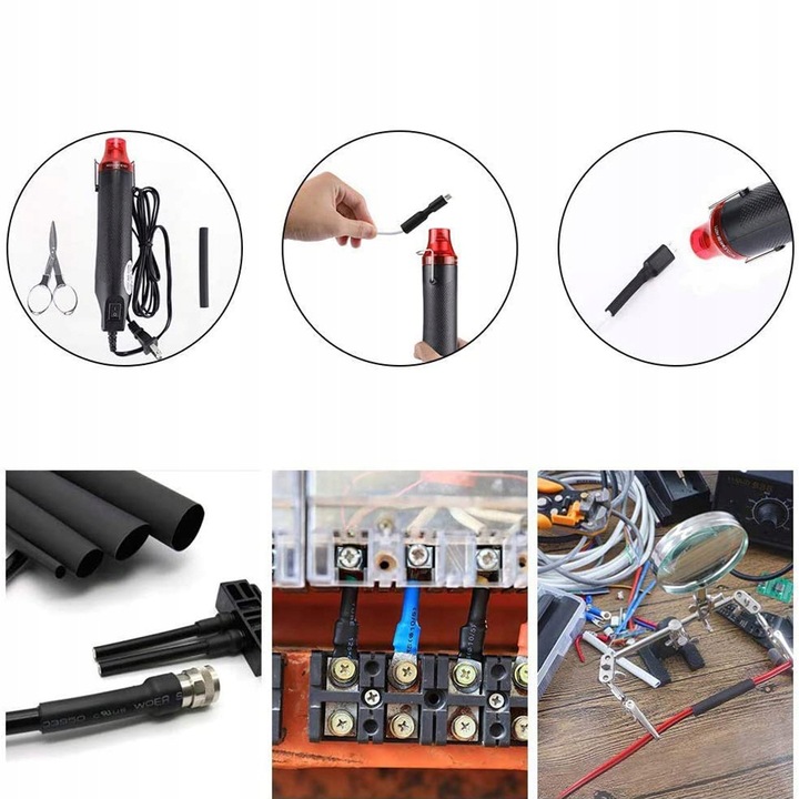 Rurka termokurczliwa 625szt zestaw rurek KONEKTORY Zestaw Węży