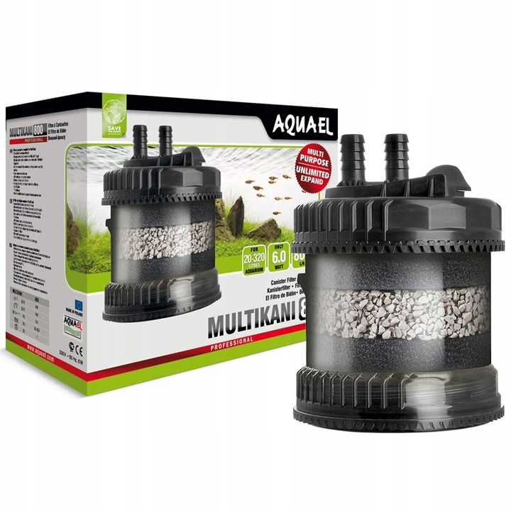AQUAEL MULTI-KANI 800 filtr zewnętrzny od 20-320l
