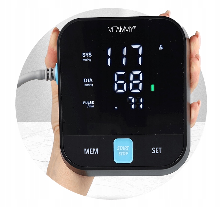 CIŚNIENIOMIERZ VITAMMY NEXT E5 MÓWI PO POLSKU ARYTMIA ETUI ZASILACZ GRATIS