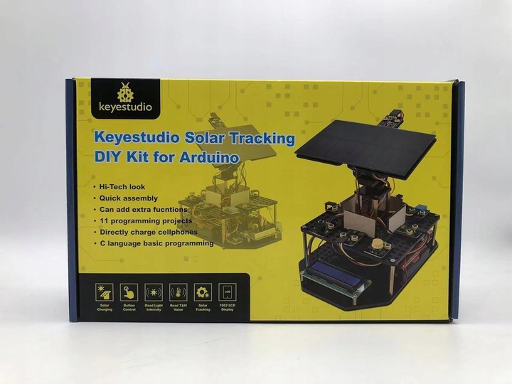 Arduino Smart SOLARNY Zestaw Startowy Do ŚLEDZENIA NAUKI EDUKACJI + Panel