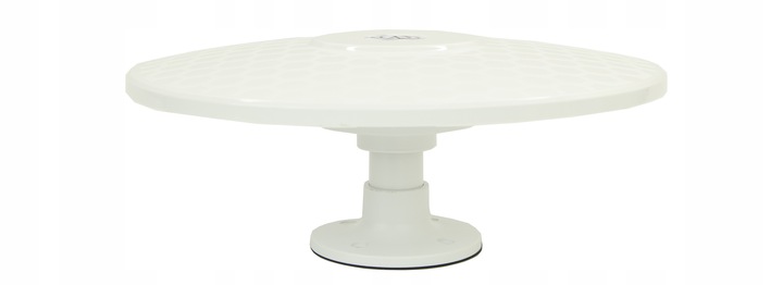 MOCNA MAŁA ANTENA TV DVB-T DVB-T2 360 STOPNI KEMPING DVB T DVB-T2 BIAŁA USB