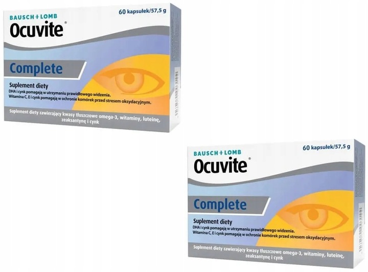 Ocuvite Complete Wsparcie Prawidłowego Widzenia 60 Kapsułek