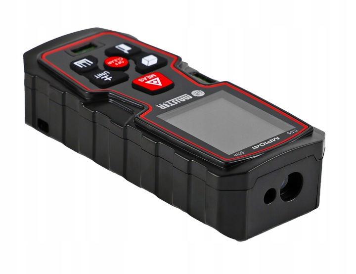 DALMIERZ LASEROWY MIERNIK ODLEGŁOŚCI CYFROWY 50M poziomica KĄTOMIERZ