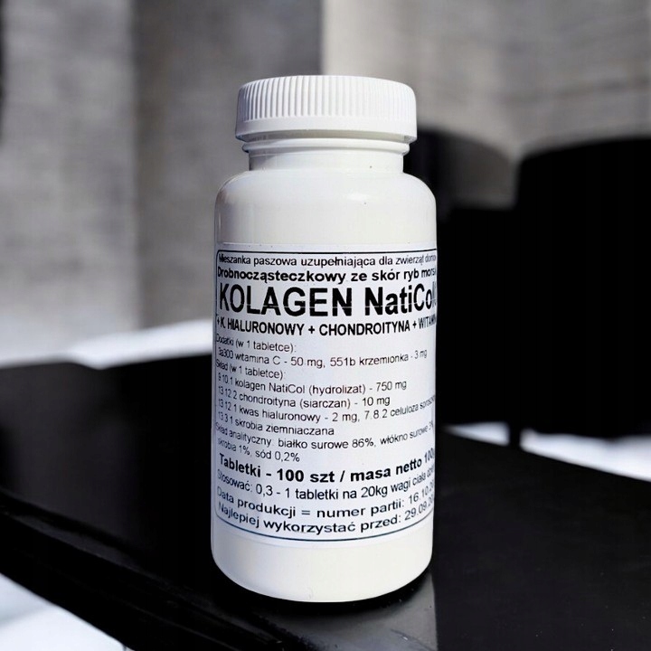 PODKOWA NatiCol Kolagen + Kwas Hialuronowy + Chondroityna + Wit.C 100